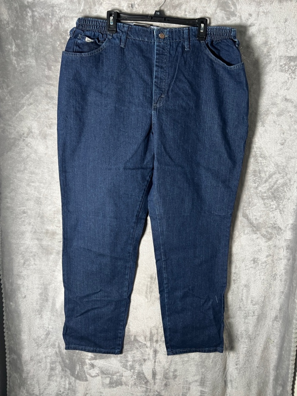 Relaxed Fit Dark Blue Denim Jeans